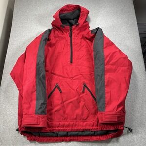 Vintage GAP Pullover Jacket Mens XXL Hooded Nylon Outdoor Anorak 90s Taiwan